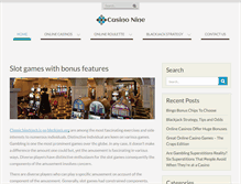 Tablet Screenshot of casino-nine.com